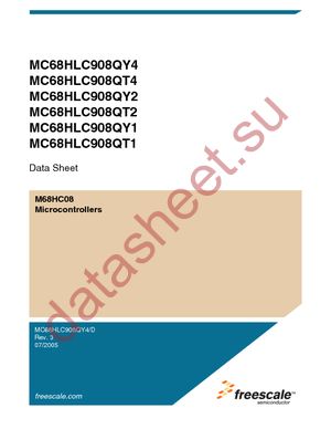 MCHLC908QT1CPE datasheet  