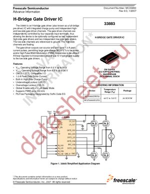 MCZ33883EG datasheet  