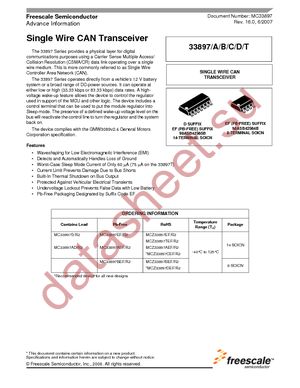 MCZ33897BEFR2 datasheet  