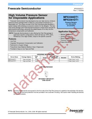 MPX2300DT1 datasheet  