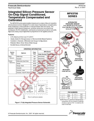 MPX5700AP datasheet  