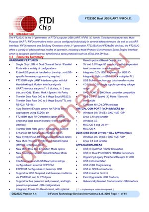 FT2232C datasheet  