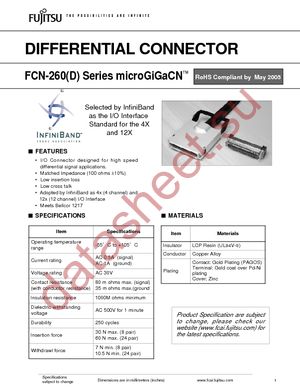 FCN-261R008-G/0 datasheet  