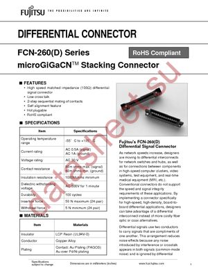 FCN-268F012-G/0D datasheet  