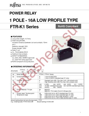 FTR-K1AK024T datasheet  