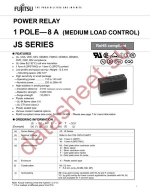 JS-12E-K datasheet  