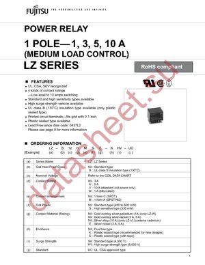 LZ-1.5HS-C datasheet  