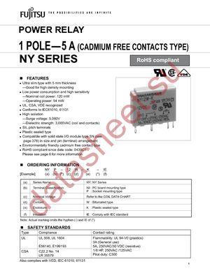 NY-12W-K datasheet  