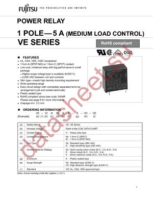 VE-12HS-K-HV datasheet  