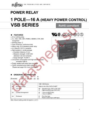 VSB-18MB datasheet  