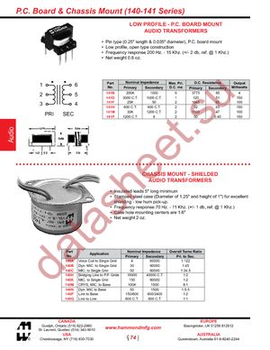 144F datasheet  