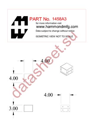 1458A3 datasheet  