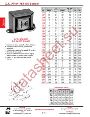 154B datasheet  