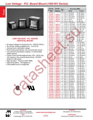 160F10 datasheet  