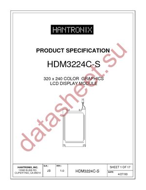 HDM3224C-S-LP datasheet  