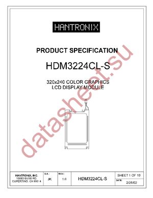 HDM3224CL-S datasheet  