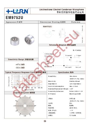 252-EM9752U-47-LF datasheet  