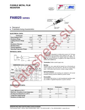 FA13303JLFTR datasheet  