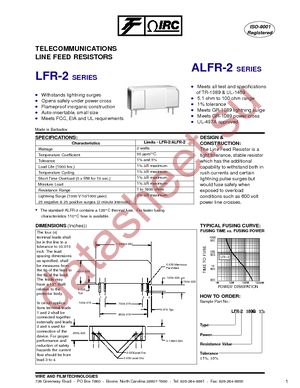 LFR2-2R00-J-013B datasheet  