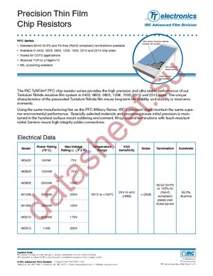 PFC-W0603LF-03-1000-B datasheet  