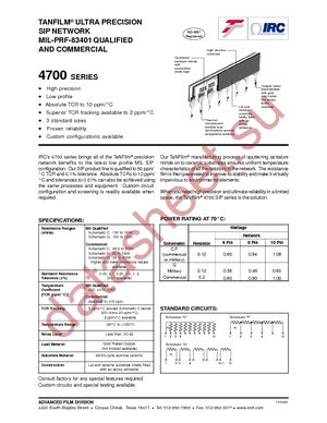 SIP-4789-02-20R0-F datasheet  