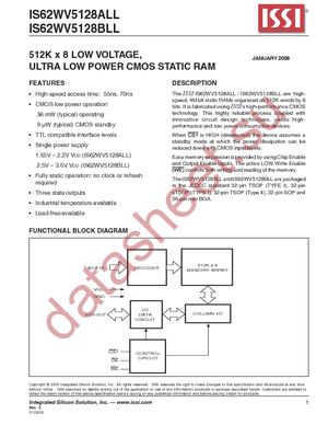 IS62WV5128BLL-55HI-TR datasheet  