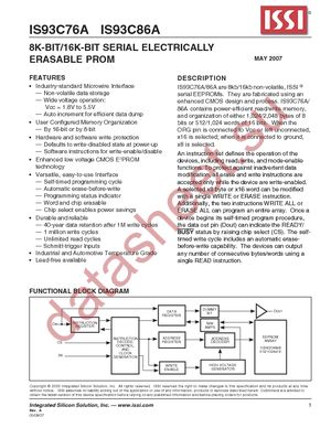 IS93C86A-2ZI-TR datasheet  