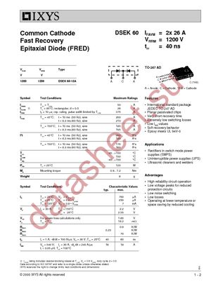 DSEK60-12A datasheet  