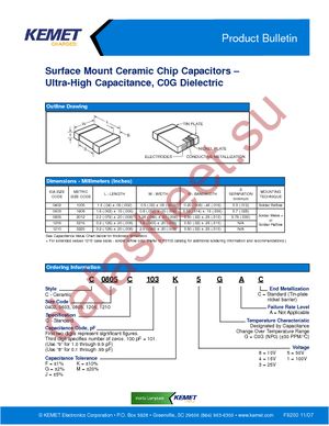 C0402C221K1GACTU datasheet  