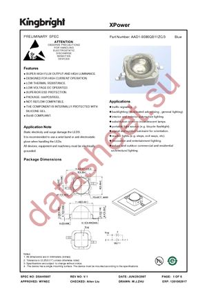 AAD1-9090QB11ZC/3 datasheet  