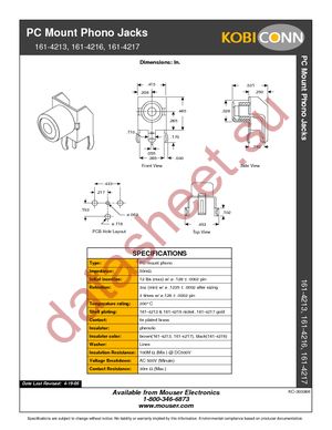 161-4216 datasheet  