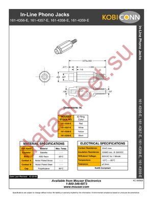 161-4356-E datasheet  