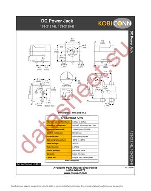 163-2121-E datasheet  