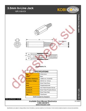 16PJ106-EX datasheet  