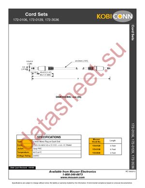 172-0106 datasheet  