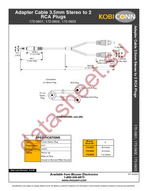 172-0602 datasheet  