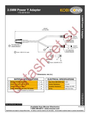 172-2516-EX datasheet  