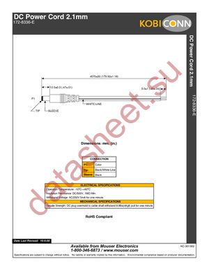 172-8336-E datasheet  