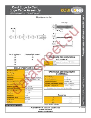 175-31100018G datasheet  