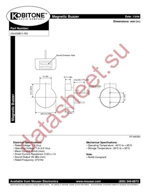 254-EMB11-RO datasheet  