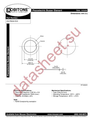 254-PB206-ROX datasheet  