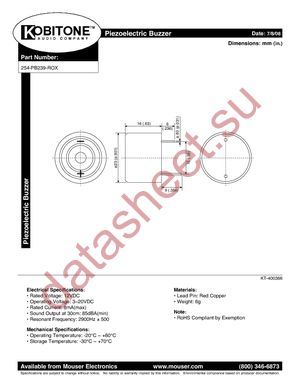 254-PB239-ROX datasheet  