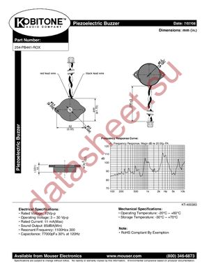 254-PB441-ROX datasheet  