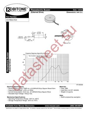 254-PB504-ROX datasheet  