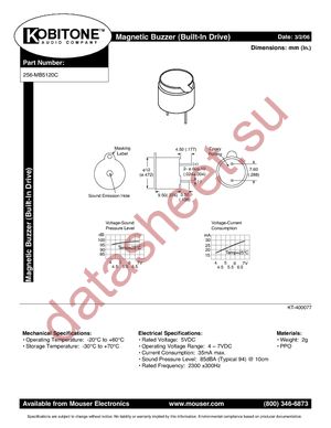 256-MB5120C datasheet  