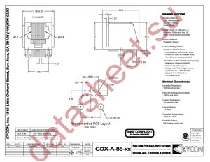 GDX-A-88-50 datasheet  