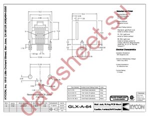 GLX-A-64-50 datasheet  