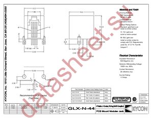 GLX-N-44-50 datasheet  