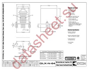 GLX-N-64-50 datasheet  
