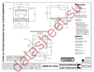 GMX-S-1010-50 datasheet  